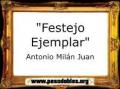 Festero ejemplar pasodoble de antonio milan juan